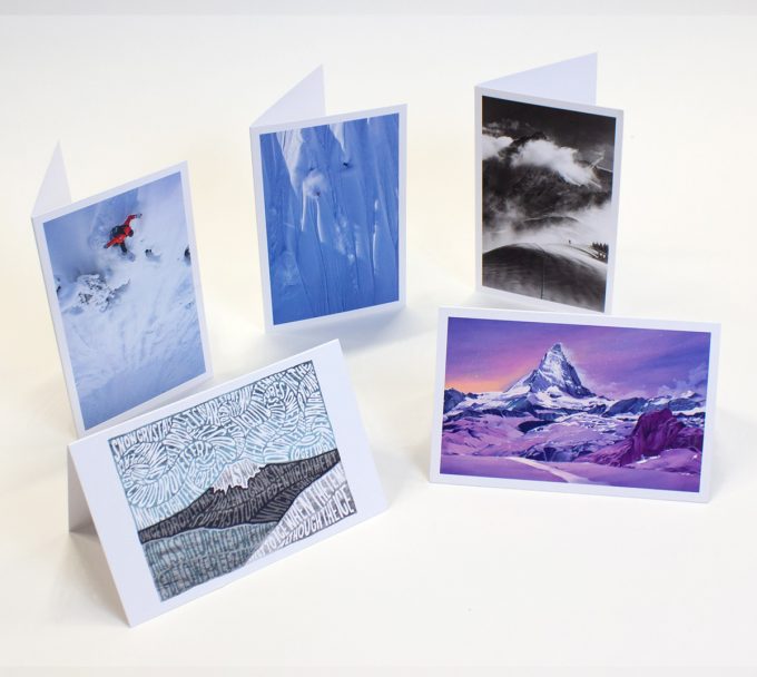 The Snowboarder's Journal Greeting Card Set
